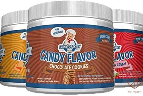 Franky's Bakery Candy Powder (Pistazie) – Kalorienarmes Geschmackspulver ohne Zucker – Perfekt für Quark, Joghurt, Shakes & Kaffee – 250 g – Made in Germany