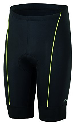 RH+ Lambda, Pantaloni Uomo, Nero/Giallo Fluo, XL