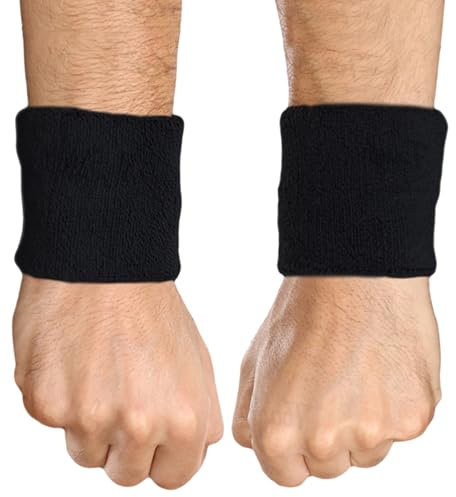 Tough Headwear Schweißband Handgelenk - Schweissband Arm für Kinder und Erwachsene - Sport Sweat Band - Fußball Tennis Fitness - Schweißarmband Damen Herren