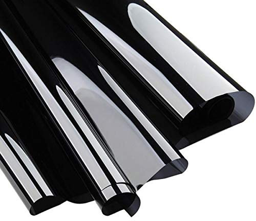 StickersLab – Selbstklebende Sichtschutzfolie Abg-Tönungsfolie für Autoscheiben der Serie Black Shade (5 %, 76 cm x 3 m)