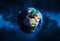 Scenolia Fototapete Panorama-Tapete PLANETE TERRE 4x2,70m Deko und Bild XXL Qualität HD