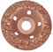 Weischer® - Hartmetall-Schleifscheibe 125 x 22,23 mm | Körnung mittel | HM Schleifteller Schleiftopf Frässcheibe Topfschleifer | für Estrich, Beton, Stein, Mauerwerk, Fliesenkleber, Farbe