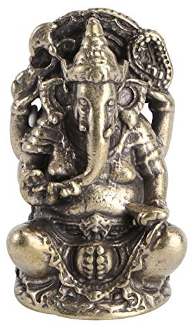 Elefante tailandés Buda Elefante Estatua Metal Escultura Buda estatuilla Elefante Adornos para el hogar