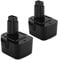 [2 pezzi] 12V 3.5Ah Ni-MH Batteria per Dewalt DW9071 Batteria DE9074 DC9071 DE9071 DW9072 DE9075 DE9501 DE9037 DE9072 152250-27 397745-01