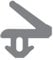 Upvc Rubber Gasket Bubble Flipper Weather Draught Seal Window Door