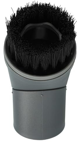 vhbw Bocchetta a Spazzola Rotonda Compatibile con Miele S322I, S323I, S324I, S326I, S328I, S334I, S336I, S338I, S342I aspirapolvere - Spazzola Tonda