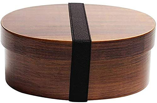 JMSL Japanese Lunch Box,Bento Lunch Box-Wood,Sushi Snack Food Storage Containers,Travel School Camping for Kids,Adults,Students,Wage Earners,Salaries Man