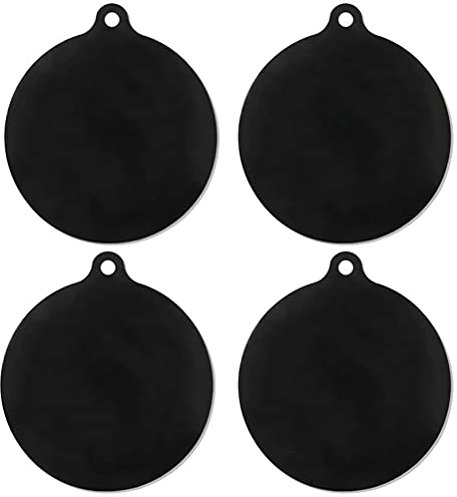 Hosuho Alfombrilla protectora redonda de silicona para inducción, paquete de 4, resistente a altas temperaturas, antideslizante, con aislamiento térmico, fácil de limpiar para utensilios de cocina