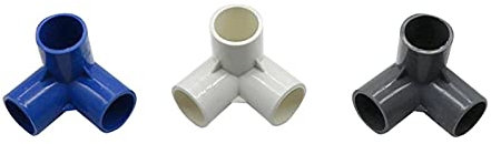 Raccord de tuyau d'arrosage en PVC 32 mm - Système d'arrosage tridimensionnel en trois dimensions - Couleur : blanc