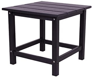 MaximaVida Adirondack Beistelltisch Montreal schwarz aus Kunststoff- the original