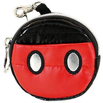 Disney Mickey Mouse Air-Porte-monnaie Cookie Padding, Noir