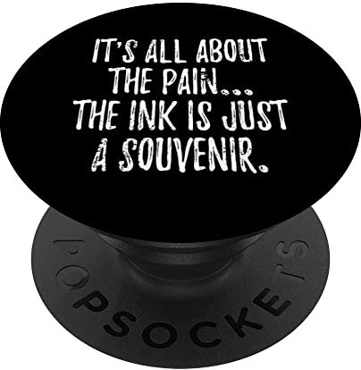 Tattoo I All About The Pain I Tattoos Tätowierungen Ink PopSockets mit austauschbarem PopGrip