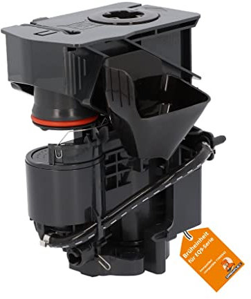 DREHFLEX ET Nr 11043543 aktuell - Vorgänger 11010422 Brühgruppe/Brüheinheit/Brühkammer/Spindelbrühgruppe für Siemens Kaffeevollautomaten EQ 9 schwarz