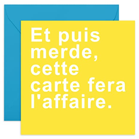 Central 23 - Carte d'anniversaire désagréable - Carte d'anniversaire marrante pour mari, son fils ou son frère - Cartes d'anniversaire marrantes pour lui - Livrées avec des autocollants amusants.
