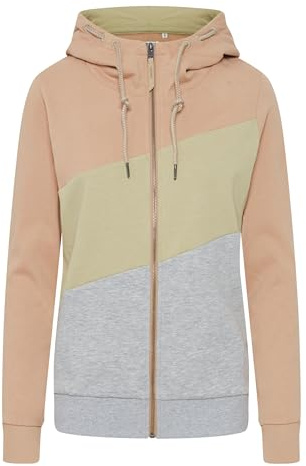 OXMO OXAggi Damen Sweatjacke Kapuzenjacke Hoodie mit Kapuze