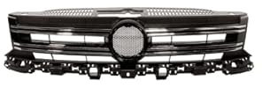 DM Autoteile 101058 Kühlergrill Kühlergitter Grill kompatibel für VW Tiguan 5N Baujahr 2011-2015