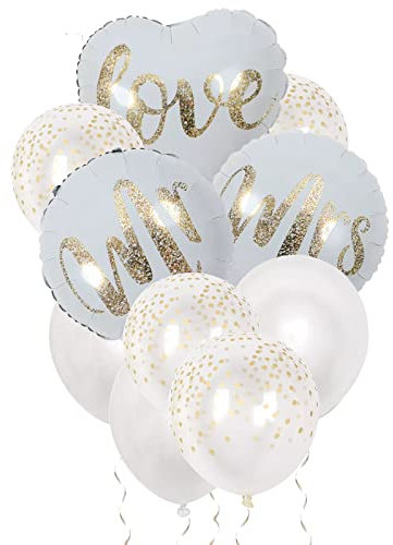 Mr Mrs Hochzeitsdeko Ballon, Mr Mrs Ballon, Hochzeitsballons für Hochzeitsfeier, Anniversary, Heiratsantrag Partyschmuck