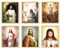 97 Decor Jesus-Bilder für die Wand – Christus-Poster, Wandkunstdrucke, Katholisches Heiliges Herz, Religiöse Dekoration, Gott-Porträtgemälde (20,3 x 25,4
