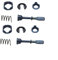 PULJIM 2. Setzt Türschloss-Barrel-Reparatur-Kit Links rechts Fit for VW Caddy 6K4 837 223A Auto-Schließzylinder mit Schlüssel