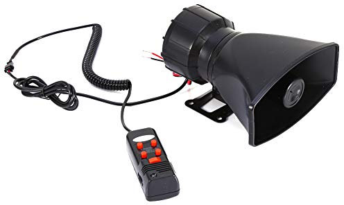 Schallwarn-Megaphon für Auto, Megaphon für Van, Auto-Sirene, Megaphon, 5-Sound-Ton, 300 DB, Auto, Van, LKW, Megaphon, Laut, Lufthorn, Sirene, Pa-Mikrofon, Lautsprecher, Ce