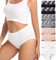 HAVVIS Unterhosen Damen Stretch Baumwolle Hohe Taille Slips Weich Atmungsaktiv Bequeme Unterwäsche Mehrpack (XL, A01-8er Pack - Mehrfarbig 02)