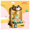 ARTSIM Kinder Greifautomat, Klauenmaschine mit Interaktive Lichter,Musik,30*Plüschtieren,10*Gashapons, Süßigkeiten Automat Lustiges Geschenk für Party-Weihnachten,Bear
