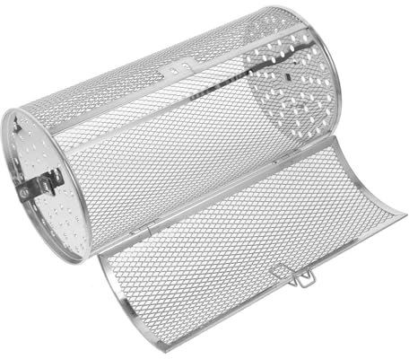 Kisangel Stainless Steel Rotisserie Oven Cage and Small Oven Cage Screws for Air Fryer and Bbq Baking Accessories Kitchen Supplies