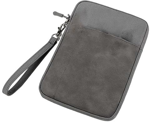 SRMAN 1 PCS Tablet Storage Bag Travel Portable Bag Suitable for 9-11 Inch Tablet Bag Mini Series Dark Grey