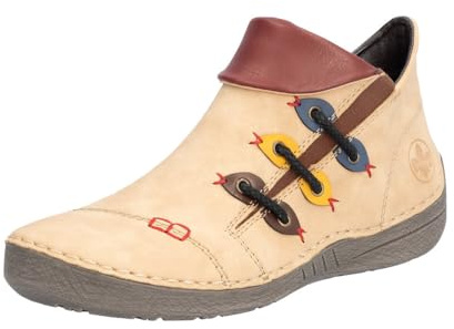 Rieker Damen 72581 Stiefeletten, Beige, 37 EU