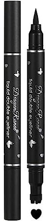 2 IN 1 Schmetterling Dichtung Eyeliner Stift Stern Mond Stempel Make-Up Augen Flüssigkeit Langlebig Kosmetische Liner Schwarz Augen Wasserdicht L5S2 penc