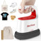 Mefine Mini Presse à Chaud Textile Machine Impression Tee Shirt avec 4 Minuterie Presse a Chaleur, 3 Niveaux de Chaleur Presse de Transfert Chauffage Rapide Presse a Chaud pour Chaussures, Chapeaux