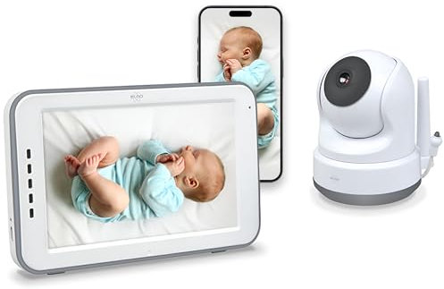 ELRO BC4000 Baby Monitor Royale Full HD Babyfon mit 12,7 cm Touchscreen und App