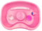 perfk Nachttisch-Shampoo-Becken, Haarwaschtablett, Haarwaschwanne, Shampoo-Schüssel, Haarwaschbecken für bettlägerige Senioren, ROSA