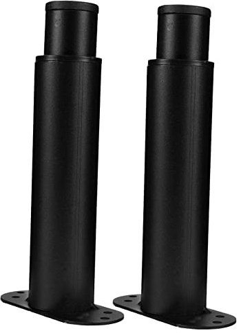 CIYODO 2 Stück Bettstützbeine Stahlbettrahmenbein Bettstützlatten Möbelbettbeine Betterhöhungen Bettrahmenbeine Ersatzbettrahmenfüße Verstellbare Bettteile Bettrahmen