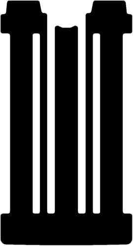 Kovvar Fußmatten passend für Volkswagen Transporter 7 Multivan 2022-2025 Passend zur Ausführung: eHybrid | L1H1 | Mittlerer Matte | 6 Schienen | Doppelschiebetür | Qualität: Comfort