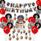 32 PCS Skibidi Toilet Balloons, Cake Decoration, Happy Birthday Banner for Kids Birthday Party
