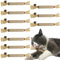ZDL Bastoncini Erba Gatta per Gatti,10Pc Bastoncini Erba Gatta Naturale,Matatabi per Gatti Giochi da Masticare,Bastoncini per Gatti Denti,Bastoncini Erba Gatta,Bastoncini Erba Gatta Gatto