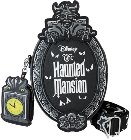 Loungefly Disney Haunted Mansion Plaque Crossbody Bag