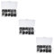 JECOMPRIS 540 Stk Taktschalter druckschalter switch box rc switch schaltkasten microswitch SMD-Taste SMD-Schalter Miniaturbausatz Druckknopf Knopf smd Knopf für DIY Mikro-Push Kupfer Black