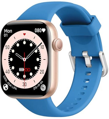 Smart Watch for Men Women Answer/Make Call,1.85 Smartwatch,Fitness Tracker Watch with Heart Rate Blood Pressure Sleep Monitor,140+Sports,IP68 Waterproof Step Counter Watch Compatible with Android IOS