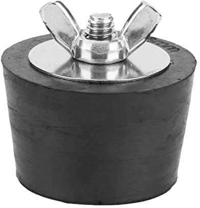 Wdfnexalai Bouchon d'hivernage de piscine anti-fuite pour skimmer - 38 mm - Noir