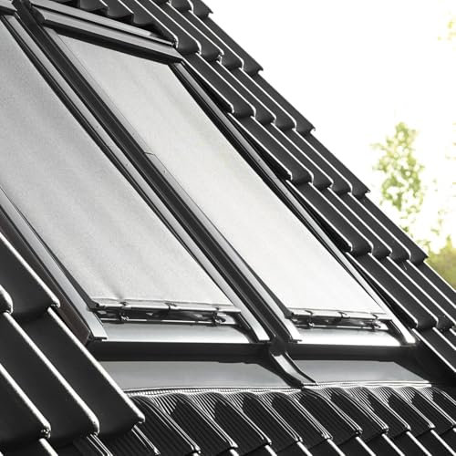 BAUBAY Hitzeschutz-Markise MK06 | M06| 306 | 14 Dachfenster GGU | GPU | GHU | GTL | GTU | GLL | GLU | GGL | GPL | GHL | GFL | GZL – Effektiver Hitzeschutz | Einfache Montage | 100% Polyester