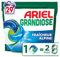 Ariel Grandiose PODS Fraîcheur Alpine, 29 Lavages, Lessive Capsules 2X Action Détachante et Anti-Odeur, Efficace Même à Froid, Pour Lessives Mixtes et Taches Tenaces, Fabriquée en France