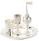 LOVIVER Weinkrug und Weinglas-Set, Weingeschirr, Weinspender aus Legierung, Vintage-Weindekanter und Gläser-Set für Hochzeit, Esstisch, Schlafzimmer
