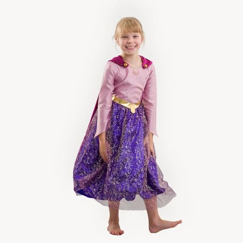 PRETEND TO BEE Princess Dresses, Ages 5-6, Dress Up Costumes for Kids, Cinderella, Rapunzel, Sleeping Beauty, Snow White, & The Little Mermaid