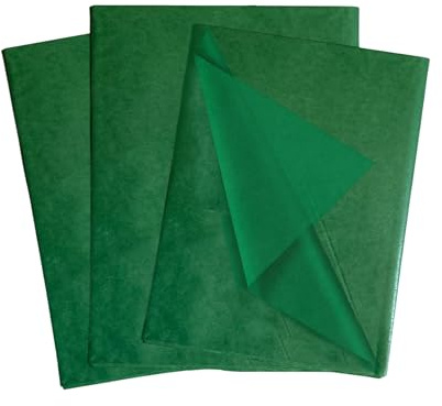 Pack of 30 Dark Green Acid Free 50 x 70cm Tissue Paper Sheets