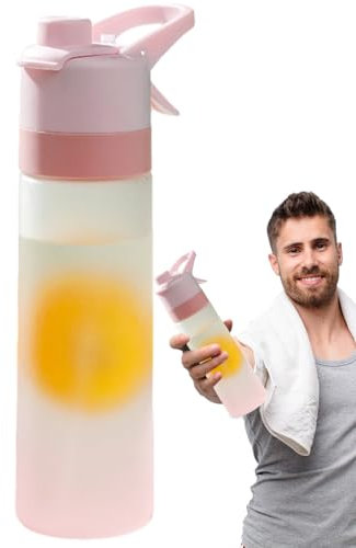 Mist Drinking Bottle - Water Bottles Flavour Pods Scented 0 Sugar Water For Home Outdoor Sports Fitness|Random Flavour Pods Scented 0 Sugar Calorie Water Cup With Straw For Gym School