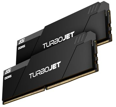 AGI UD858 32Go (2x16Go) DDR5 UDIMM 6000MHz Noir pour Intel XMP AMD Expo