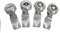 Serrure de porte d'armoire électrique carrée en forme de S, cylindrique ou triangulaire, 1 pièce(Triangle lock-SS)