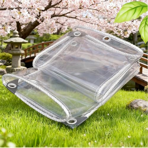 Bache de Protection Exterieur 230 x 360 cm 400G M², Imperméable, Indéchirable, Résistante à La Pluie Bâche de Protection pour Serre Pergola Camping Jardin Plantes, A